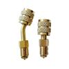R410 Refrigerant Brass Adapter Rustproof Corrosion Resistant Universal Reverse Thread