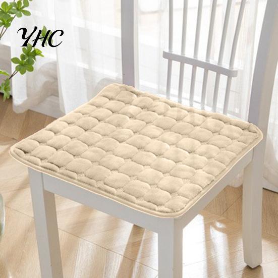 Cuscino per Seduta Tappetino per Sedia Peluche Confortevole Quadrato Antiscivolo Cuscino per Divano per Casa Ufficio Esterni