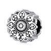 WOSTU Flower Silver Charms 925 Sterling Silver Tree Of Life Beads Enamel Pendant DIY Jewelry Making Bracelet Necklace For Women