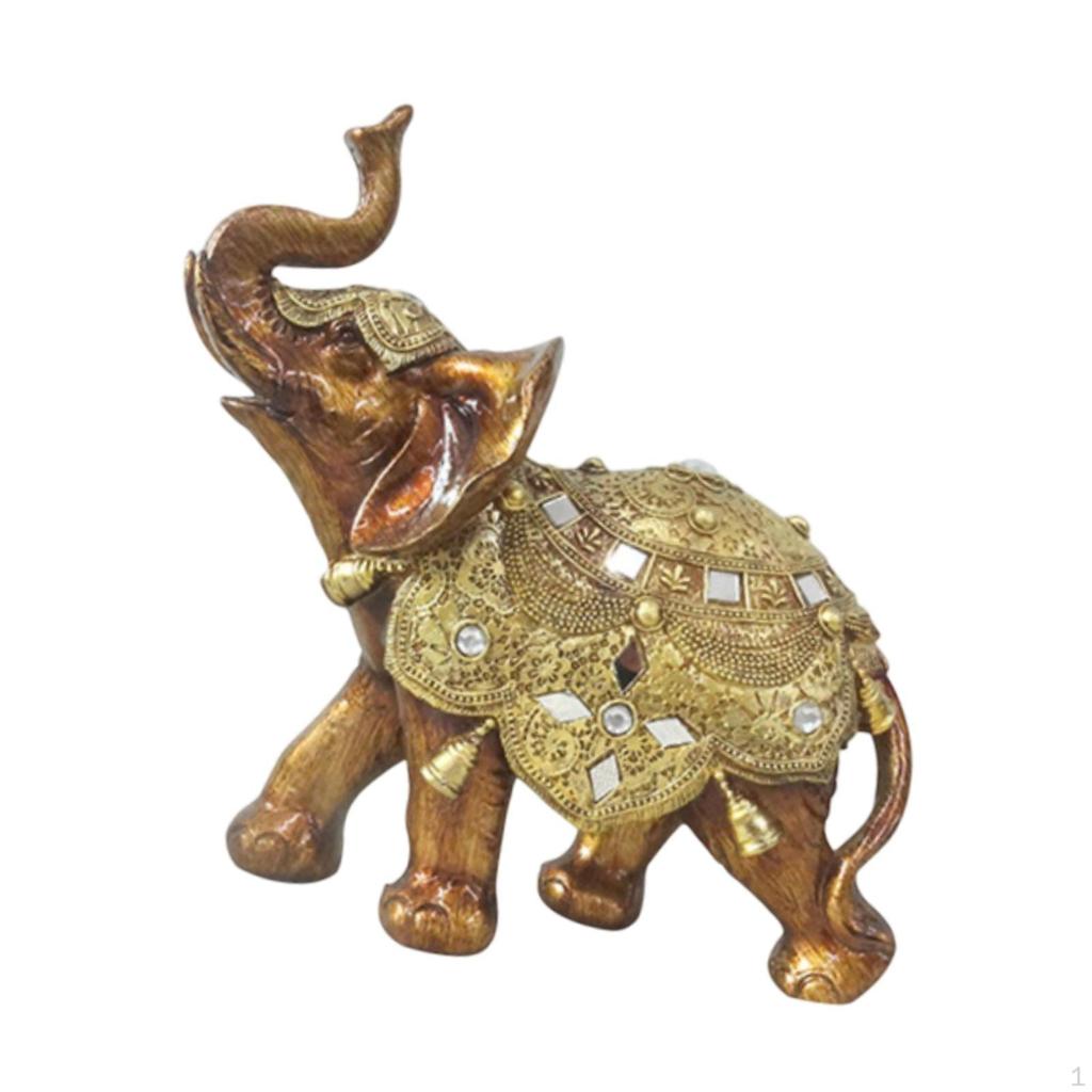 Animal Feng Shui Figurine Statua Statue of Resin Table Decoration for The Shelf Cabinet Office