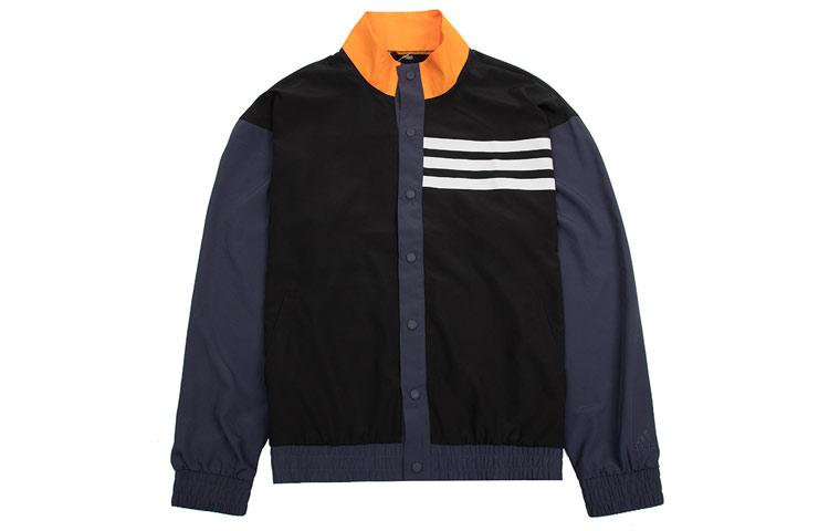 Adidas Jackets Men s Black Stand Collar Moderate Other H58333 XL