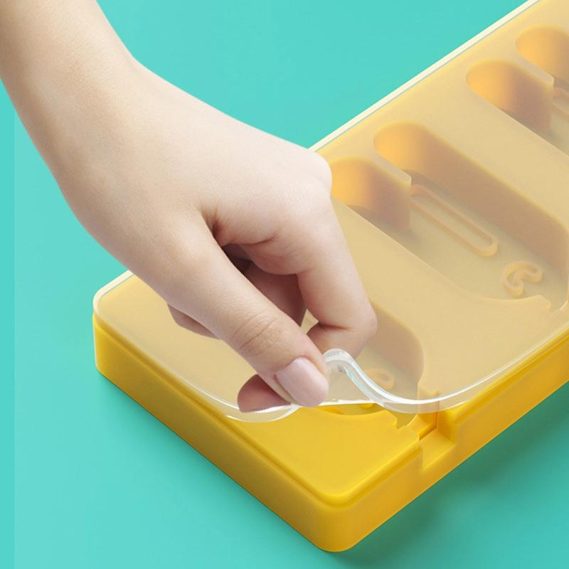 2 Cavities/3 Cavities Ice Cream Molds Silicone Ice for Pop Mold Ice Cream Maker Ice Cream Tray for Kitchen Party Hand Ma