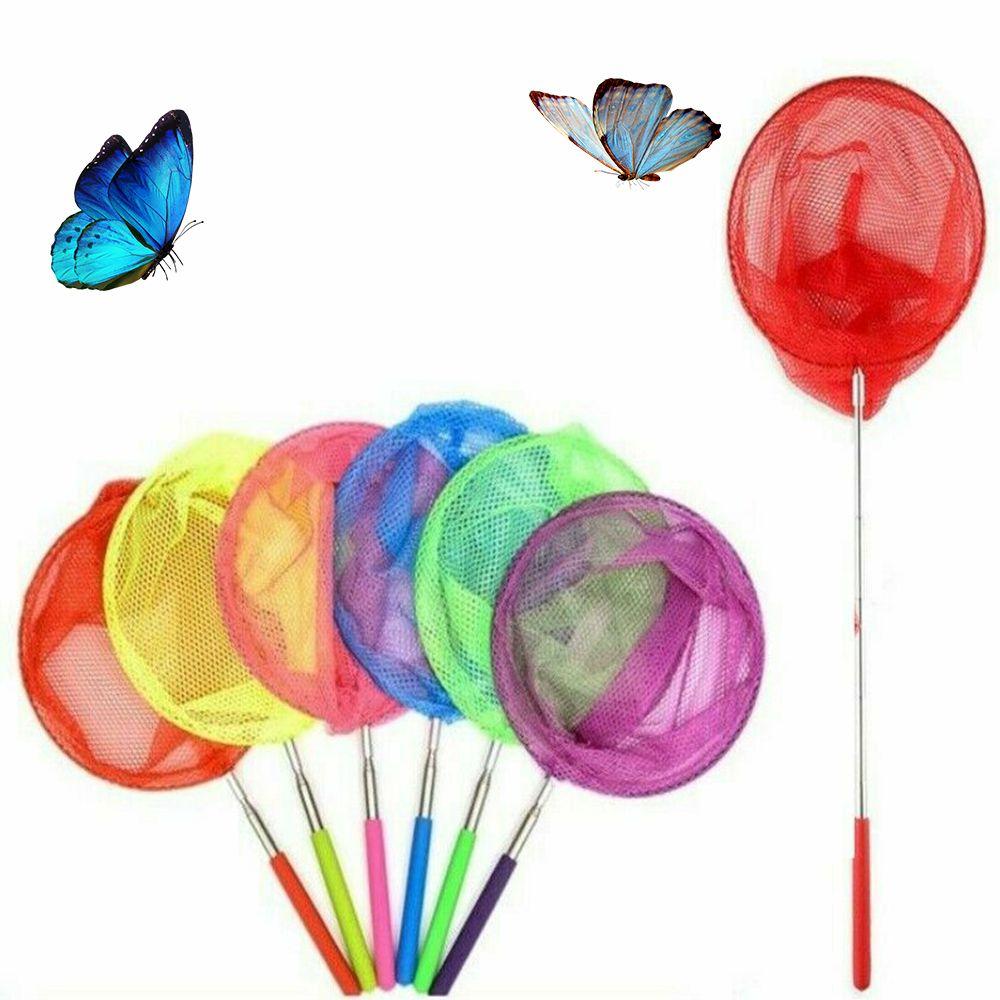 Extendable Children's Lightweight Insect Catch Mesh Kids Fishing Net Telescopic Butterfly Net
