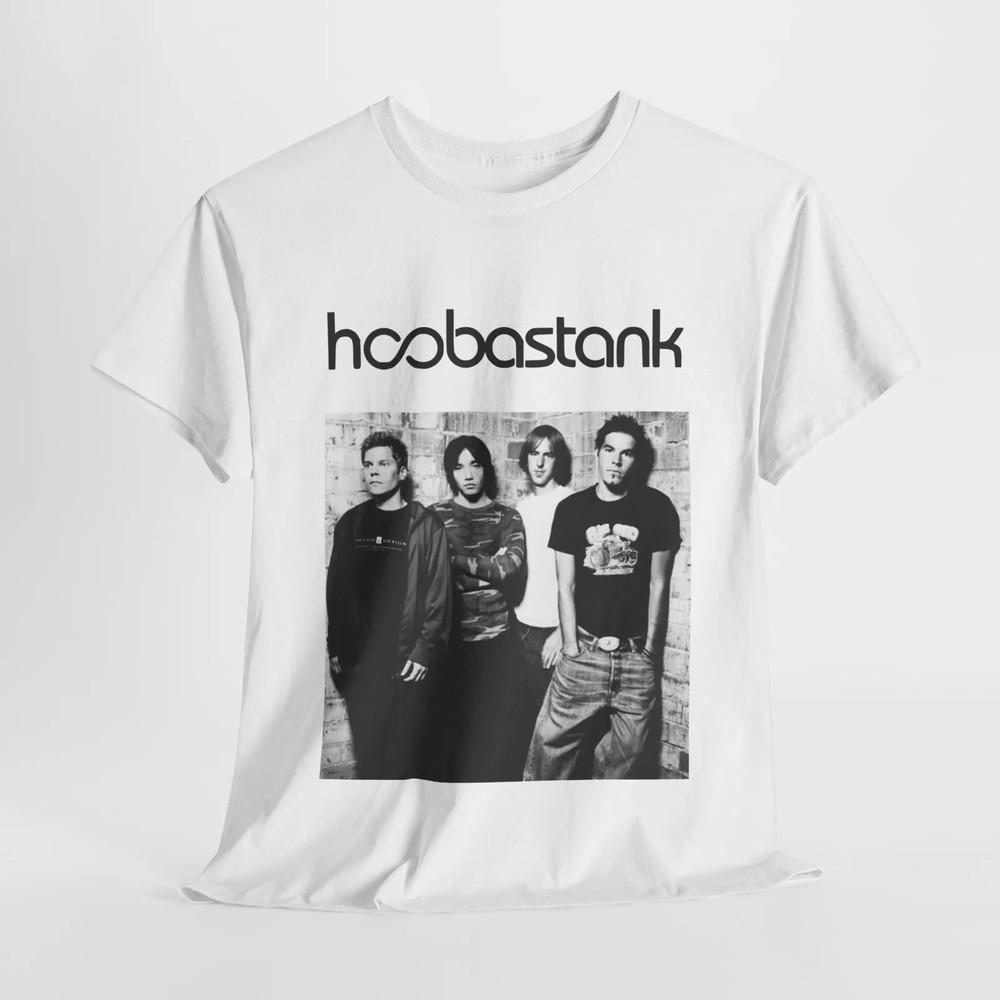 Rare Hoobastank Rock Band T Shirt Unisex Full Size S To 5XL White Unisex T-Shirt S