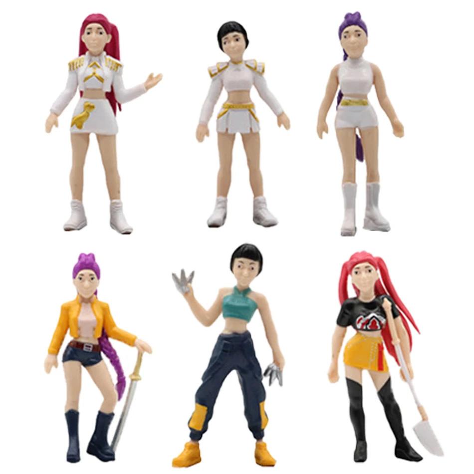 6 Stile Kpop Dämonenjäger Actionfigur Blind Box Spielzeug Derpys Tiger Rumi Mira Zoey Sussy Figur Puppe Für Fans Überraschungsgeschenk