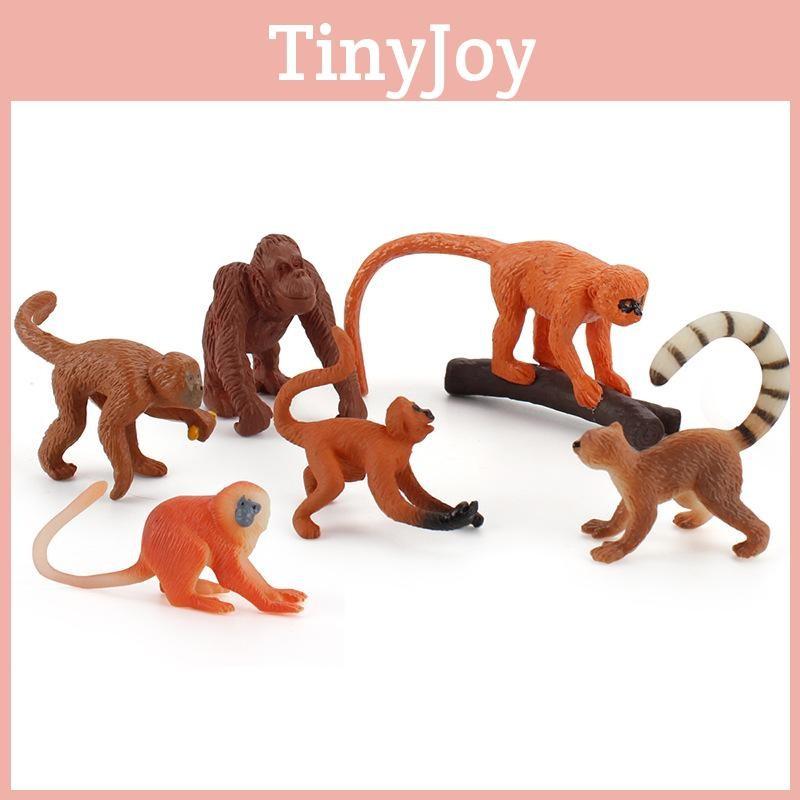 Simulated Monkey Animal Model Toy For Educational Use Collectible Figurines