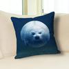 Funny S-Seal Sea Various Sizes Square Pillow Case For Car Home Bedchamber Decor Custom Valentine gift