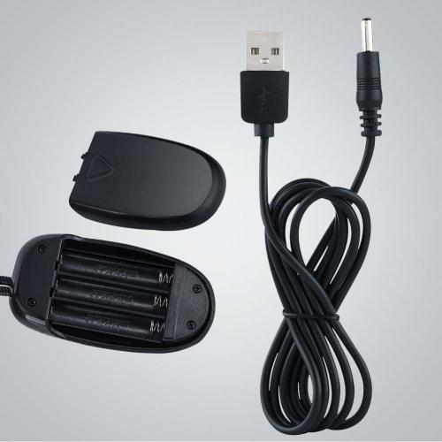 Clip-on LED Music Stand Lamp with Double Tubes, 6 & 8 LEDs, Battery Operated, 360-Degree Rotation, Adjustable, USB Cable Included, Mini Size, Stable F