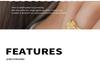 Simple Lightweight Non-fading Geometric Stud Earrings Plated with Real Gold, Fashionable Titanium Steel Jewelry for Women