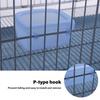 Spillproof Hanging Pet Water Bowl For Small Dog Secure Hook Design Plastic Water Feeder Easy To Clean Crate Waterer 2PCS