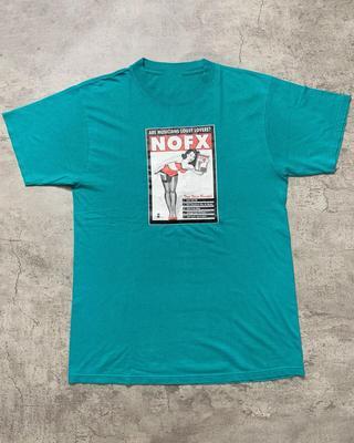Vintage 1997 NOFX Band Short Sleeve Blue All Size Shirt SS41 Unisex T-Shirt