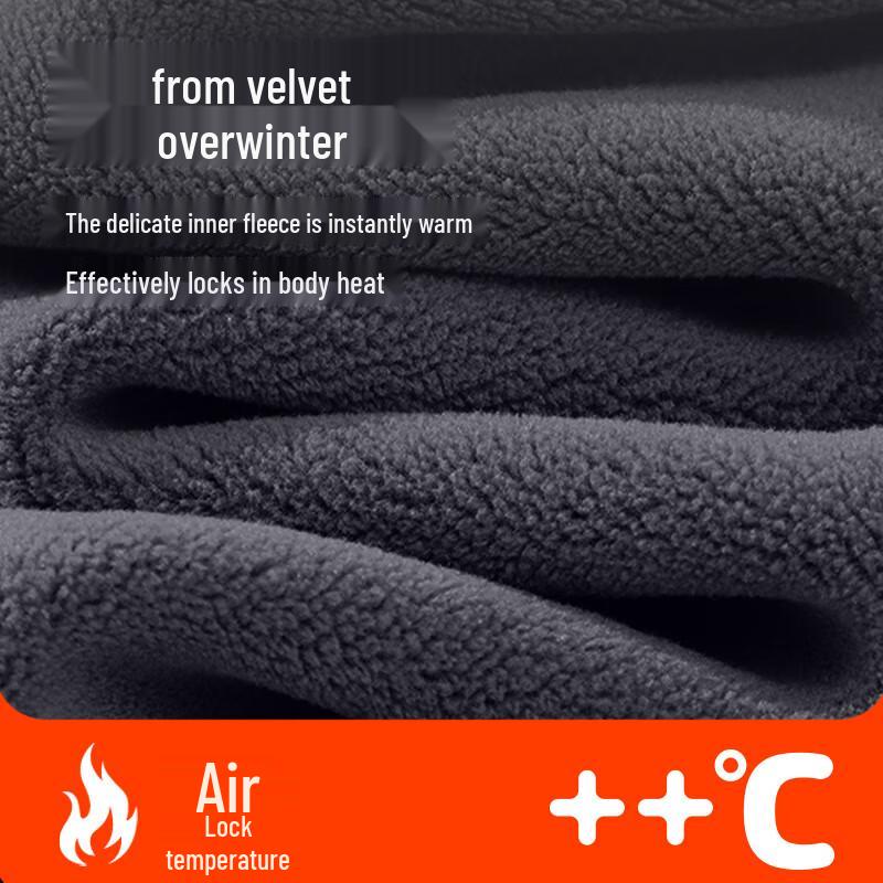 Warrior Thickened Fleece Pullover Sweatshirt