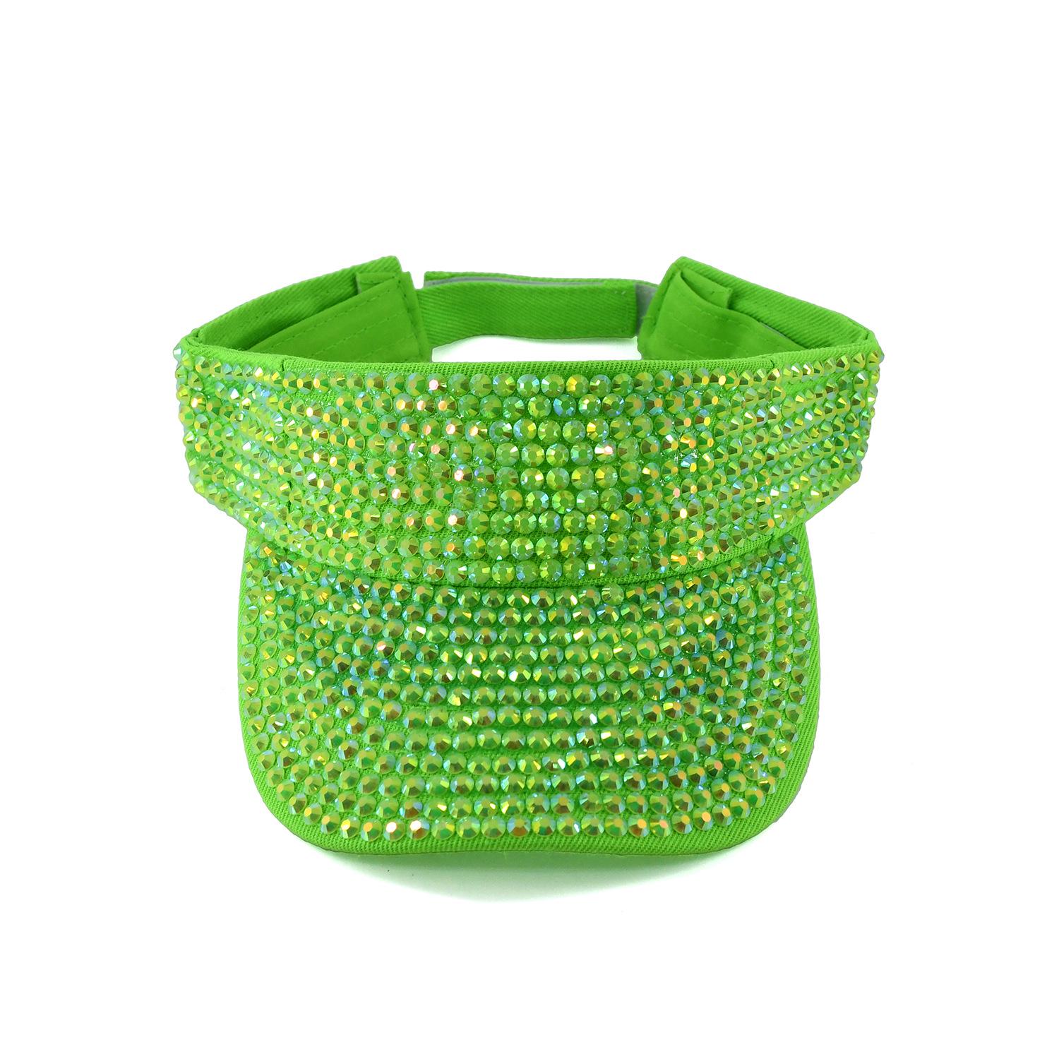 

Cross-Border Rhinestone-Embellished Topless Baseball Cap - Stylish Outdoor Sun Protection Hat