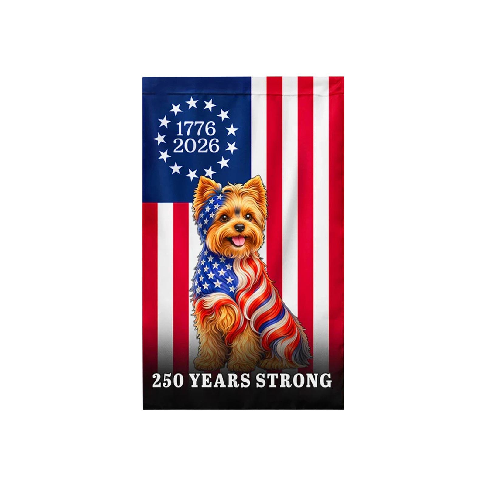 

250th Anniversary Garden Flag, Single Sided One Size