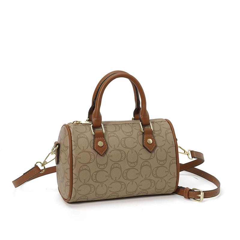 2025 Women's Classic Monogram Boston Pillow Bag - Versatile Fashion Handbag & Crossbody Shoulder Bag