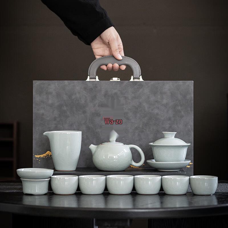 Chaxun Ge Kiln Ceramic Kung Fu Tea Set