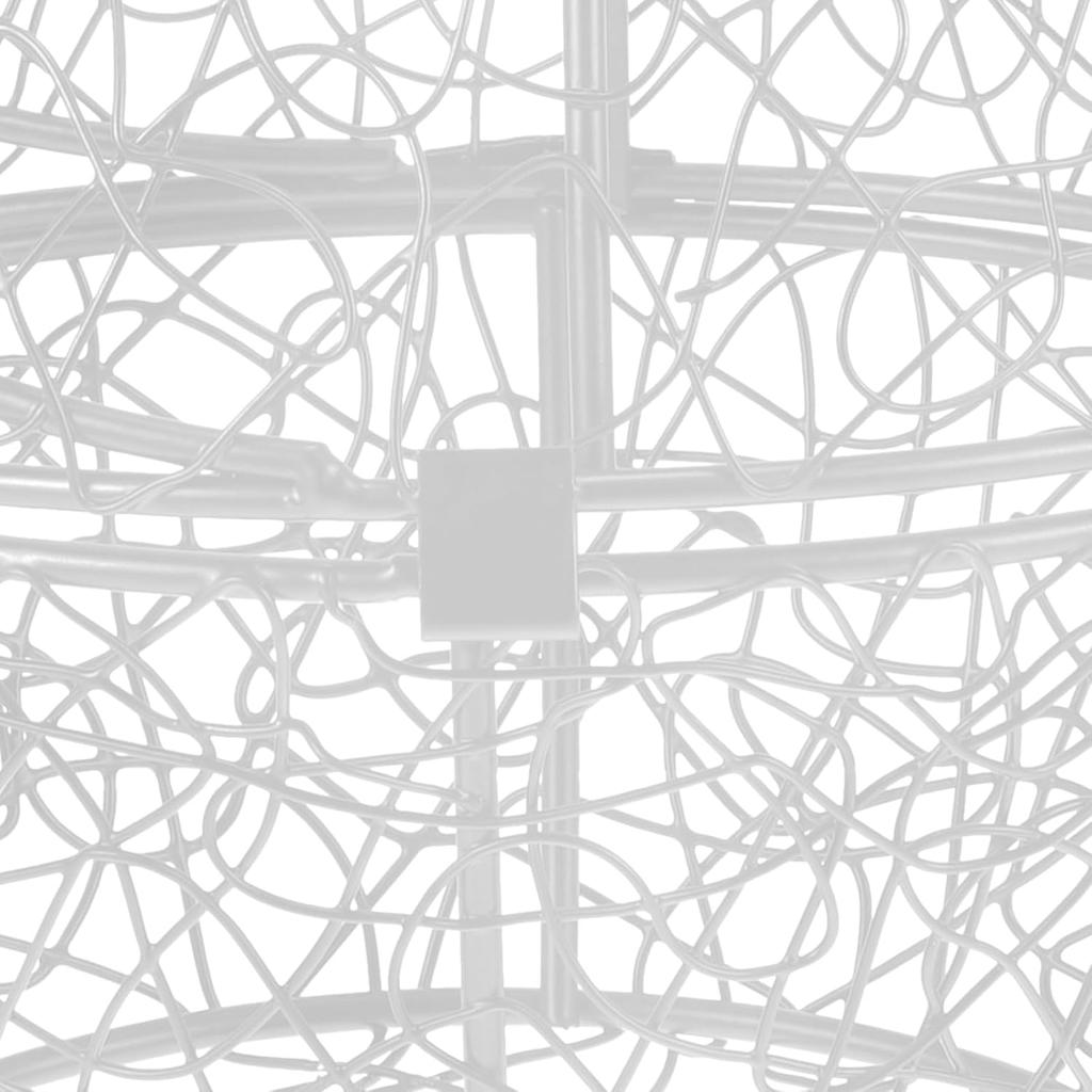 ABOOFAN Chicken Wire Egg Basket Egg Holder Farmhouse Rustic Vintage Rooster Decor Wire Basket for Collecting and Countertop Egg Storage (White)