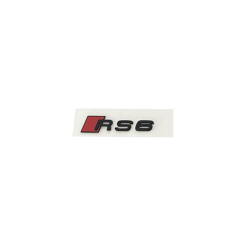 hot Sport Car 4Ring Logo Sticker Car Hood Front Bonnet Grill Rear Trunk Decal Auto Accessories For RS6 2016 2017 2018 2019 2020