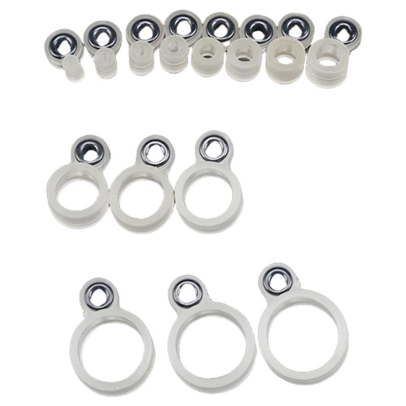 

14Pcs/22Pcs Fishing Rod Wire Ceramic Rings Fishing Line Guide Rings O Rings Outdoor Fishing Accessory Easy Installation