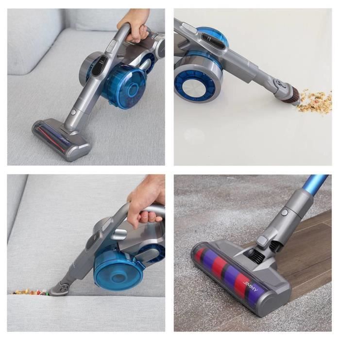 Aspirateur balai - jimmy® - jv85 - 185aw - 60 min d'autonomie - led intelligent