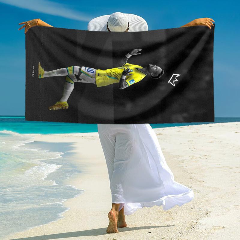 1pc Happy Birthday Celebration Microfiber Quick Dry Beach Towel Absorbent Soft Oversized Sand Free Towel for Travel Pool Gym Swimming Yoga 20a157