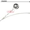 Alice A208SL/L Folk Guitar String Set, .011/.012 Steel Strings for Wooden Guitars