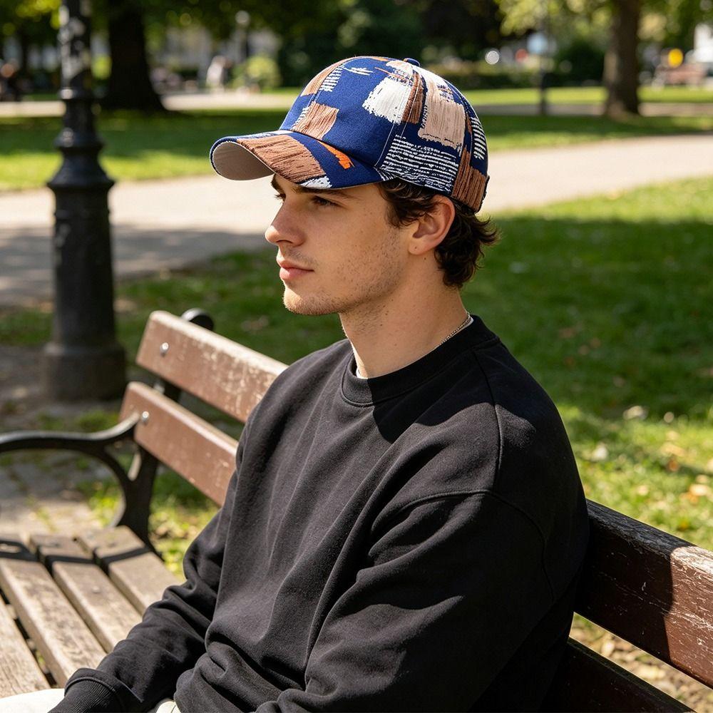 Versatile Sun Hat Graffiti Baseball Hats Casual Bonnet for Men Women