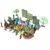 LIOOBO Military Vehicle Set, Simulation Military Scene Toy Set with Tanks, Aircraft, and Soldier Models, DIY Sandbox Play, Army Figures, Gift for