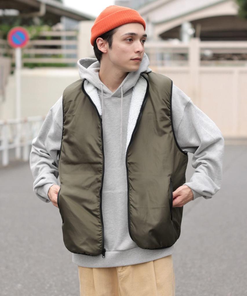 WEGO Reversible Boa Size White Vest, M,