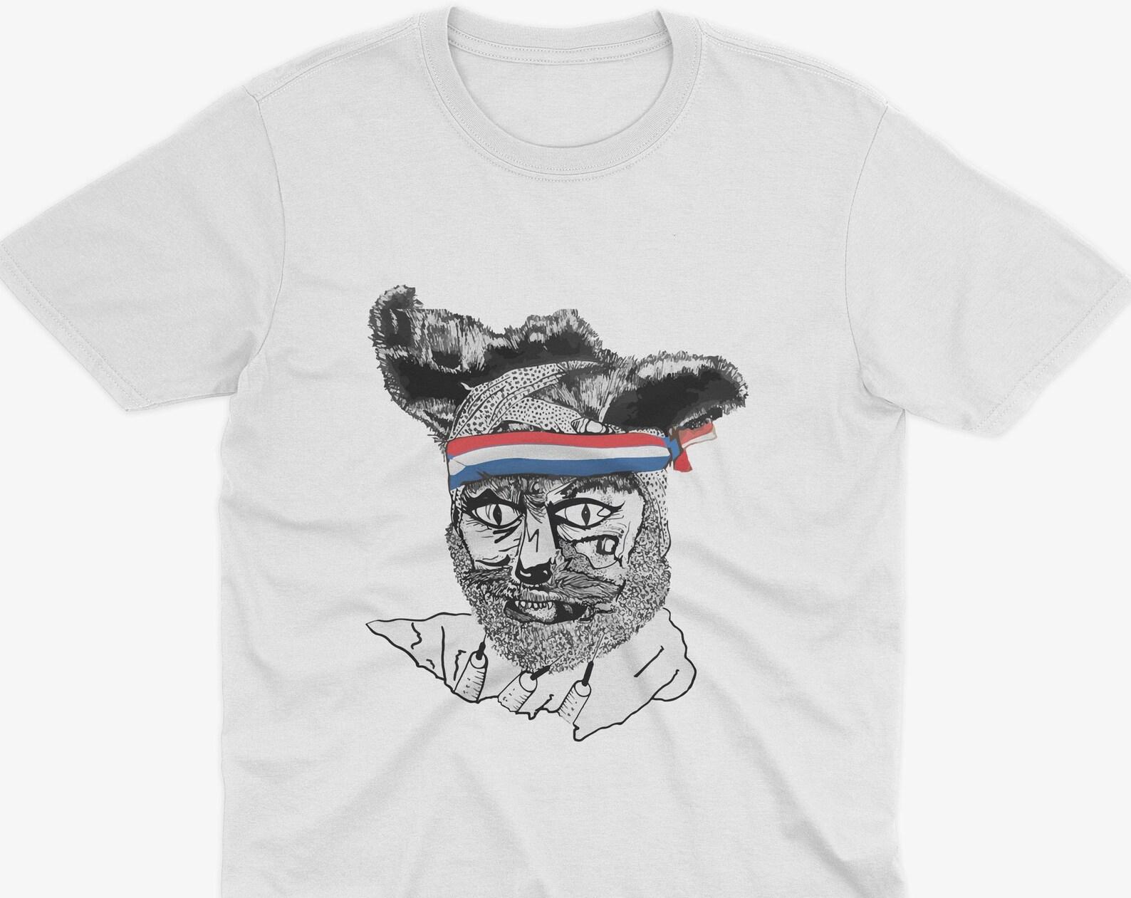 Epic Mighty Boosh Crack Fox T-Shirt, The Mighty Boosh T-Shirt, Mighty Boosh Gift, Howard Moon Vince Noir, Old Gregg, Mighty Boosh Art 4XL