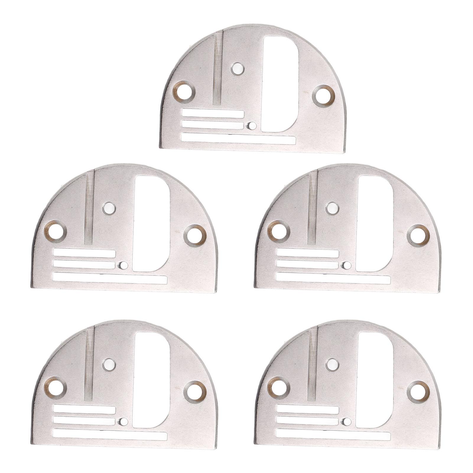 

5 шт. Игольная пластина для промышленной швейной машины, высокая твердость, нержавеющая сталь, аксессуары для швейной машины