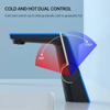 Modern Bathroom Faucet with Digital Temperature Display - Touchscreen-like interface, No Battery Celsius/Fahrenheit Switch