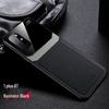 OnePlus 6/7/8/9 Pro/Nord 2 Business Leather Texture Metal Protective Case – Full Lens Coverage, Anti-Fall