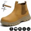 Steel Toe Protective Safety Shoes Men Anti Smash Puncture-proof Safety Boots Men Light Work Shoes Sneakers Indestructible Shoes