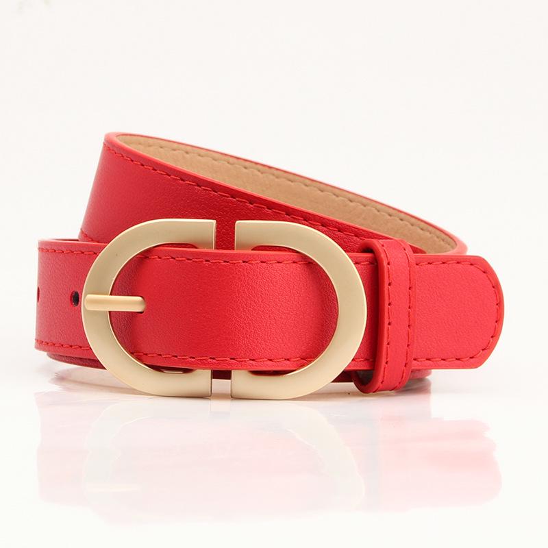 "Korean Style Women's Versatile Imitation Leather Belt – Trendy, Simple, Decorative Waist Accessory"