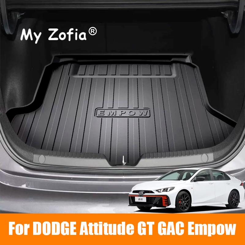For New DODGE Attitude GT GAC Empow 2023 2024 2025 TPE Rear Trunk Mat Cargo Storage Pad Tray Liner Rug Easy Clean Accessories