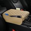 Universal Car Armrest Mat With Storage Bag Center Console Auto Armrests Storage Box Cover Pad Arm Rest Protection Cushion