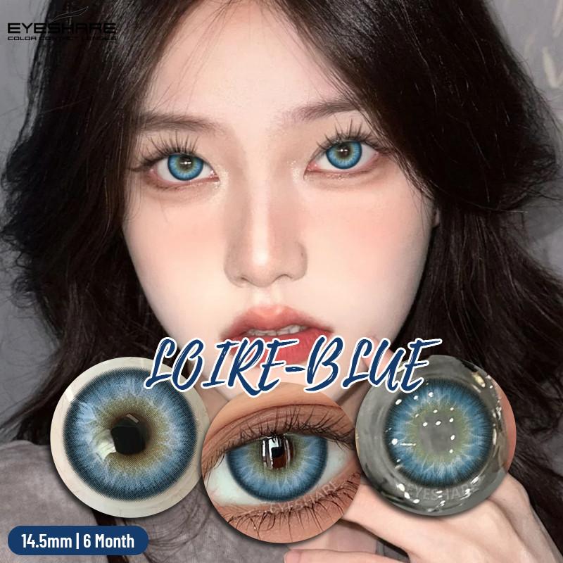 Eyeshare 1 Pair New Colored Contact Lenses for Eyes Natural Softlens Korean Lens Annual Girl Eye Makeup Contacts
