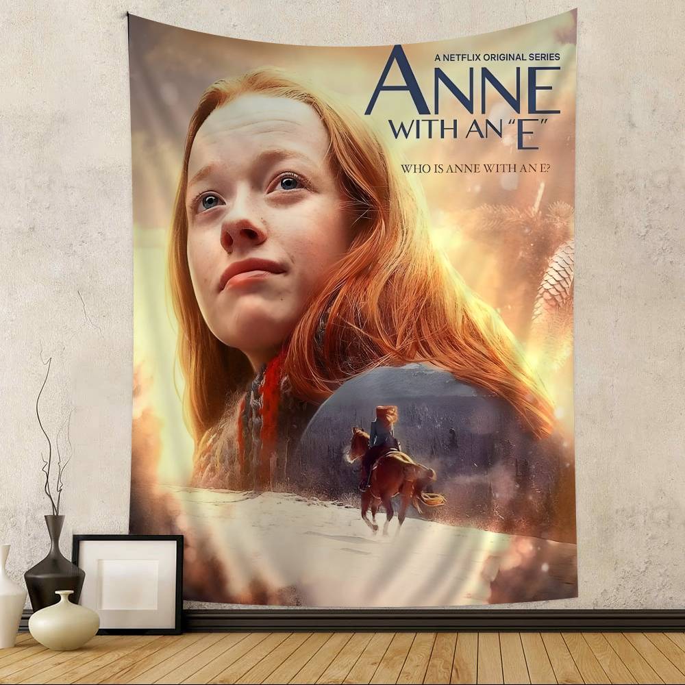 Anne With An E Anime Tapestry Art Printing Japanese Wall Tapestry Anime Wall Hanging Home Decor