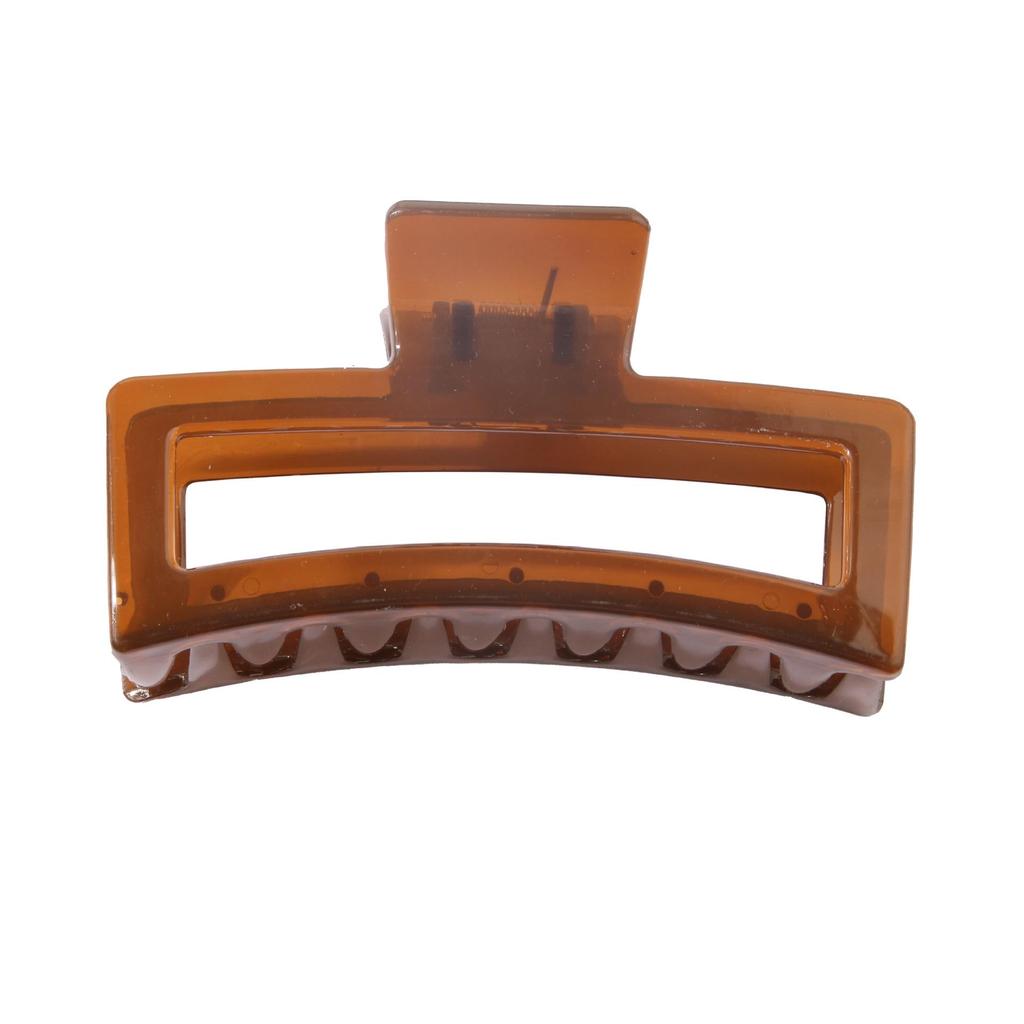 Extra Large 13CM Rectangular Hair Clip - Frosted Multi-purpose Shark Claw Clip for Thick Hair