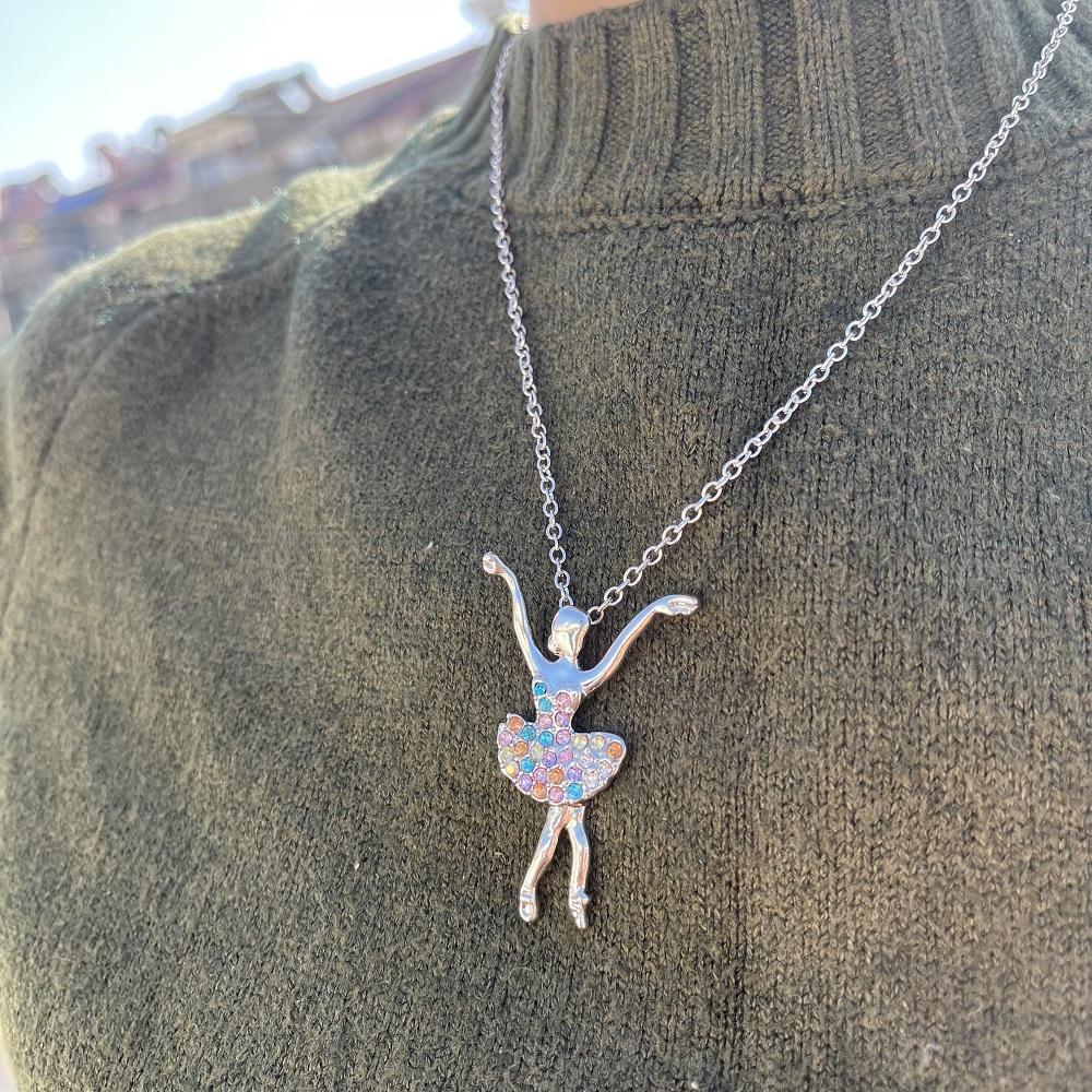 Collana Choker Campanellino In Acciaio Inox – Con Ciondolo Fata Pixie – Regalo Ispirato A Peter Pan