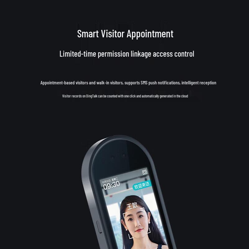 DingTalk Y3 Facial Recognition Access Control & Time Attendance System CN Plug (adapter Included)