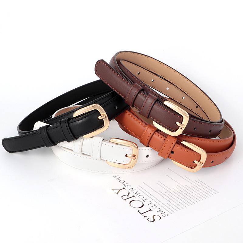 Womens Belt Slim Versatile Dress Pants Accessory Minimalist Summer Korean