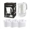 Water filter jug 42l 3 cartridges Mg Vintage white