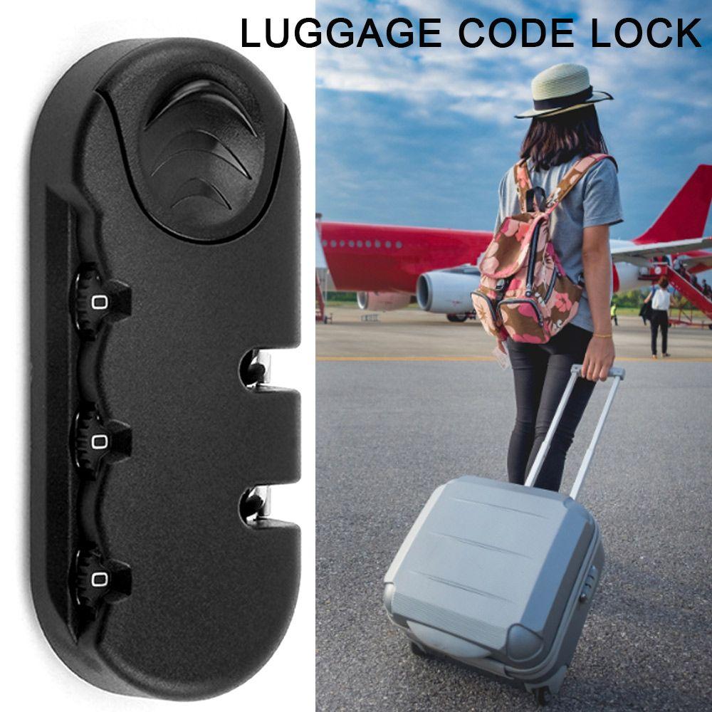 2Pcs Hardware Protection Security Weatherproof Customs Lock Safely Code Lock Anti-theft 2Digit Combination Lock