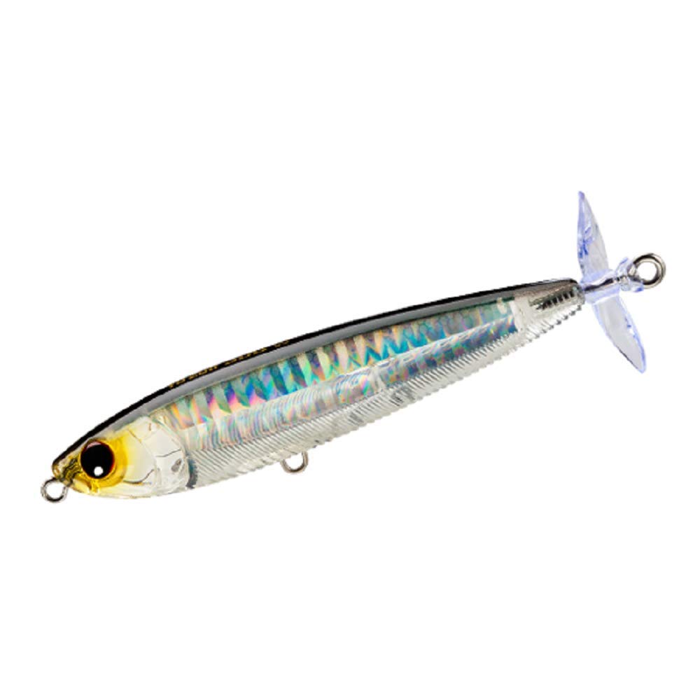 

YO-ZURI Swisher 3DB PROP (F) 90mm PSBL 12g R1107-PSBL-Prism Silver Black for Bass Fishing