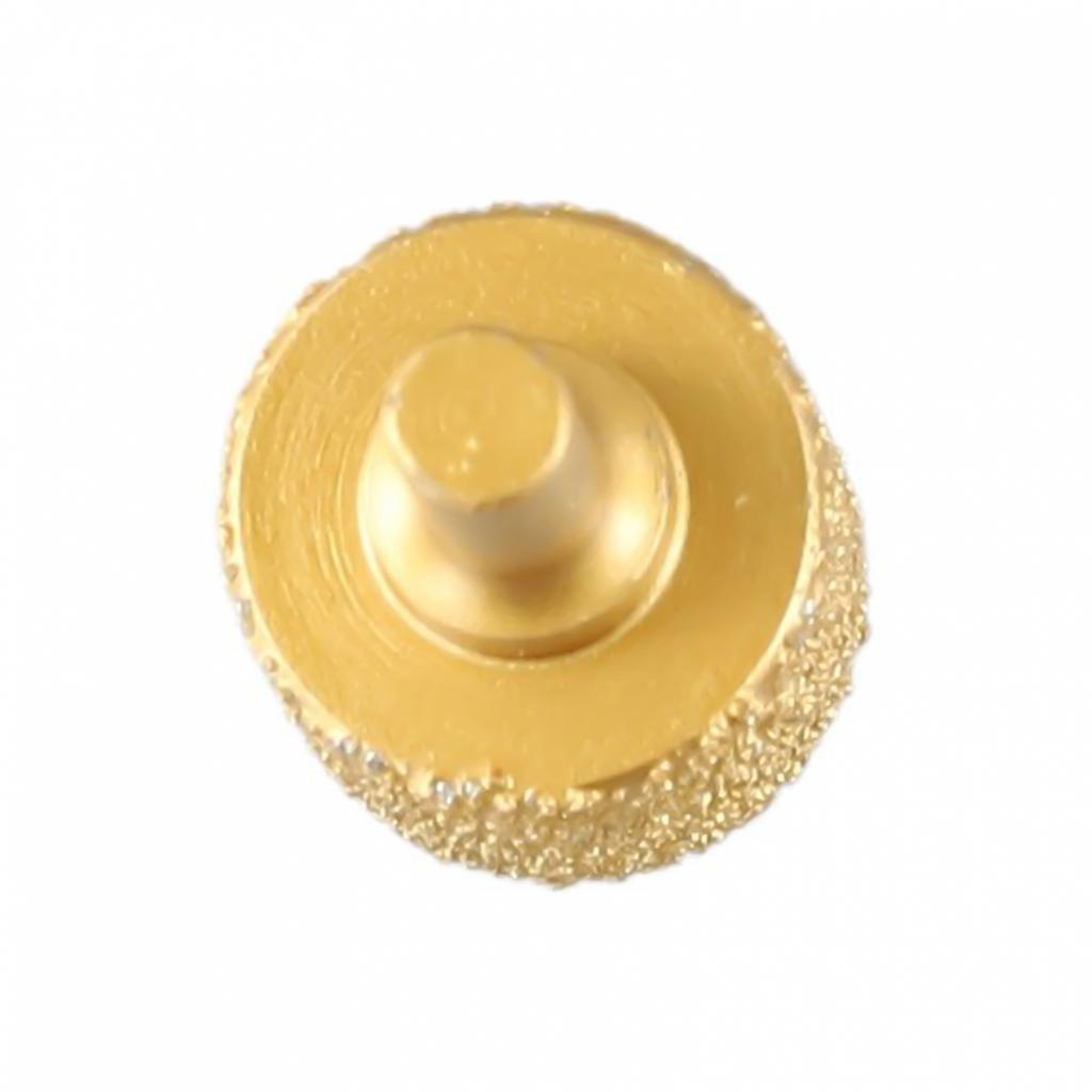 Złota główka diamentowa frezowa 6mm okrągły trzpień 8/10/13/15/20/25mm diament