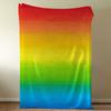 Rainbow Blanket Throw Super Cosy Plush Living Pride Room Sofa Couch Childish Birthday Gifts