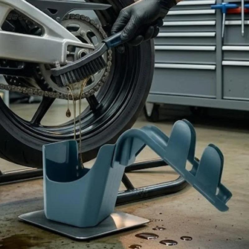 Motorcycle Bike Chain Oil Storage Tool Box Chain Cleaning Oil Splash-Proof Tool Agent Widely Used Chain Oil Anti-spray Tool