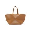 XL Puzzle Fold Tote Bag Oak Women Tote_bags Brown B510PFMX01-3980